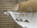Ivory Kilim Pillow Cover, Sabra Silk Pillow, Boho Moroccan Cushion, Handmade Textured Pillowcase for Sofa - product image 2