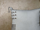 Ivory Kilim Pillow Cover, Sabra Silk Pillow, Boho Moroccan Cushion, Handmade Textured Pillowcase for Sofa - product image 6
