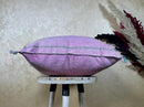Dusty Pink Cactus Silk Pillow Cover, Handmade Moroccan Embroidered Cushion, Boho Silk Pillowcase for Bed - product image 9