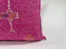 Handmade Embroidered Silk Pillow Cover, Moroccan Boho Cushion Case for Sofa Bed Home - product image 3