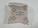 Luxury Silk Pillow Cover, Handmade Moroccan Cushion Case, Embroidered Boho Sofa Bed Accent - product image 8