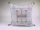 Moroccan Pillow Cover, Handmade Silk Cushion Case, Embroidered Boho Decor for Sofa Couch Bed - product image 5