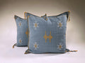Moroccan Silk Cushion Cover, Handmade Embroidered Pillowcase, Boho Sofa Couch Bed Decor - product image 1