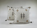 Handmade Moroccan Pillow Cover, Silk Embroidered Cushion Case, Boho Living Room Bedroom Decor - product image 1