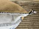 Light Blue Sabra Silk Pillow Cover, Moroccan Boho Woven Cushion Cover, Geometric Kilim Throw Pillow, Hand - product image 3