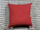 Rust Moroccan Cactus Silk Pillow Cover, Handmade Sabra Boho Cushion, Terracotta Geometric Embroidered Pil - product image 10