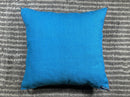 Blue Moroccan Pillow Cover, Handmade Boho Cushion, Kilim Inspired Pillowcase With Geometric Embroidery & - product image 9