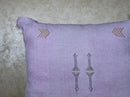 Lavender Cactus Silk Pillow Cover, Moroccan Boho Cushion, Handmade Square Pillowcase, Luxury Sofa Chair B - product image 6