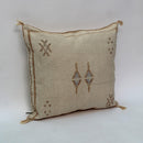 Beige Moroccan Cactus Silk Pillow ALL SIZES - product image 3