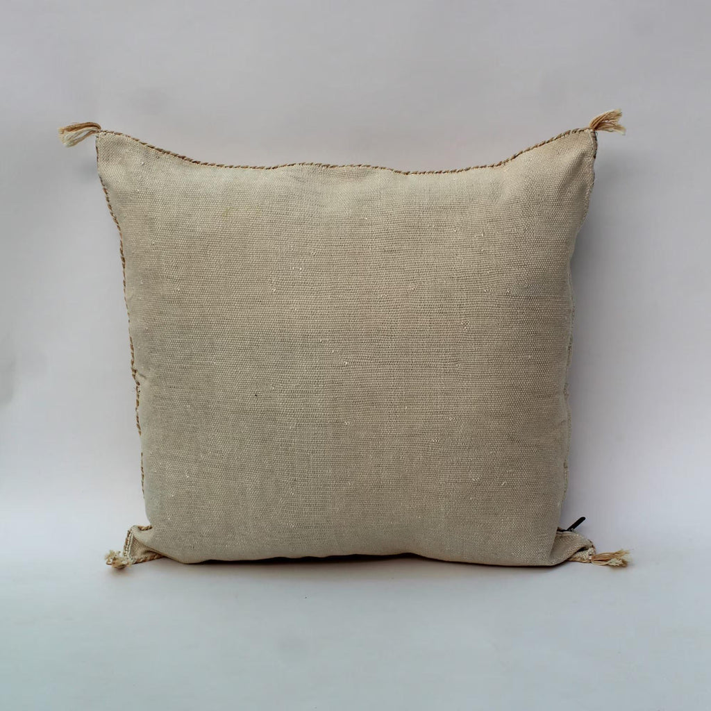 Beige Moroccan Cactus Silk Pillow ALL SIZES - product image 4