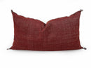 Burgundy Pillows silk All Sizes, Pillow Cactus Silk, White Lumbar Cushion Handmade Cactus Silk Decorative - product image 8