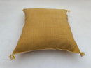 Yellow silk pillow, Moroccan Sabra cushion, handmade cactus silk pillow, Berber Sabra cushion, Pillow Thr - product image 7