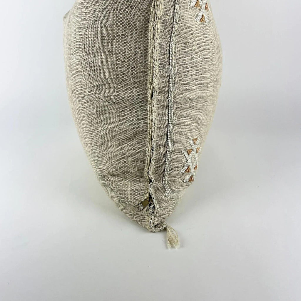 Beige Moroccan Cactus Silk Pillow ALL SIZES - product image 5