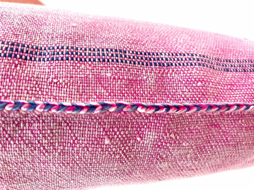 Pink Pillows silk 20x20,Pillow Cactus Silk, White Lumbar Cushion Handmade Cactus Silk Decorative Pillow - product image 7