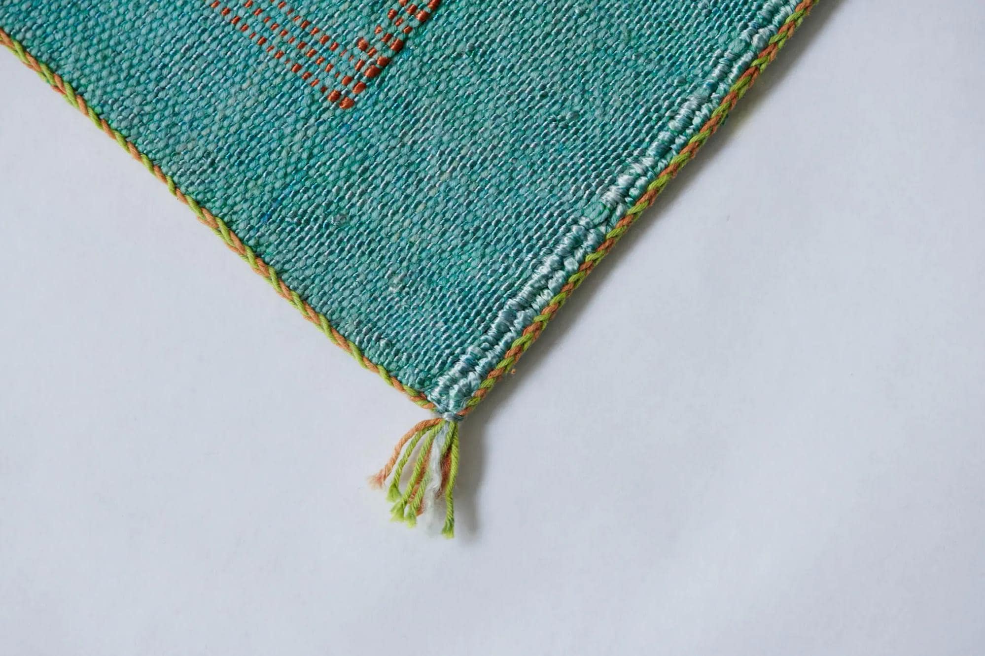Blue Moroccan Cactus Silk Pillow ALL SIZES - product image 3
