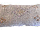 Gray Cactus Silk Pillow Cover, Moroccan Sabra Cushion, Decorative Accent - product image 9