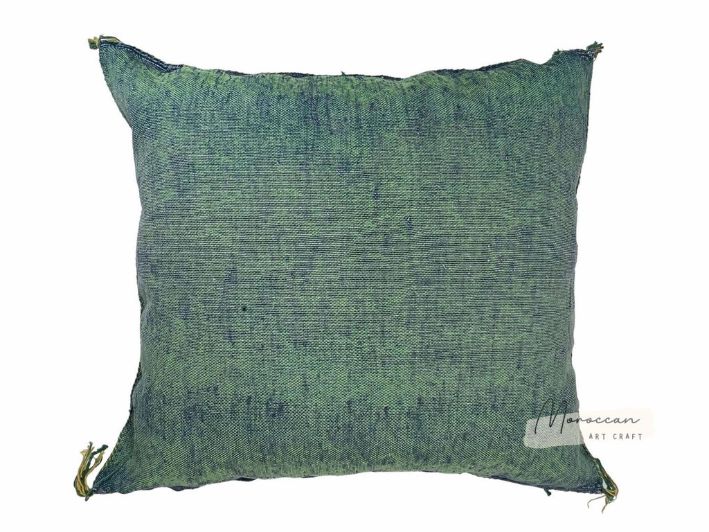 Green Moroccan Cactus Silk Pillow ALL SIZES - product image 4