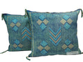 Green Moroccan Cactus Silk Pillow ALL SIZES - product image 1