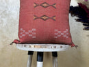 Rose Moroccan Sabra Silk Pillow Cover, Handmade Boho Cushion, Kilim Pillow Case, Luxury Decorative Pillow - product image 2