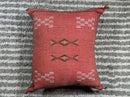 Rose Moroccan Sabra Silk Pillow Cover, Handmade Boho Cushion, Kilim Pillow Case, Luxury Decorative Pillow - product image 10