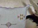Silver Cactus Silk Pillow Cover, Moroccan Kilim Pillowcase, Gold Embroidered Boho Cushion Cover, Handmade - product image 4