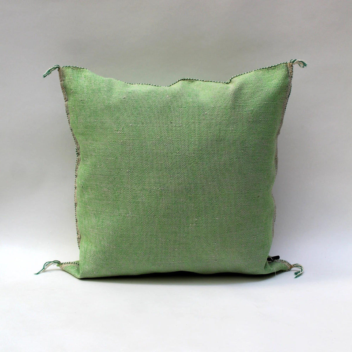 Green Pillows silk All sizes ,Pillow Cactus Silk, Green Lumbar Cushion Handmade Silk Decorative Pillow, M - product image 8