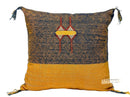 Yellow Pillows silk 20x20 ,aka Cactus Silk pillow , Lumbar Cushion Handmade Cactus Silk Pillow, Moroccan - product image 3