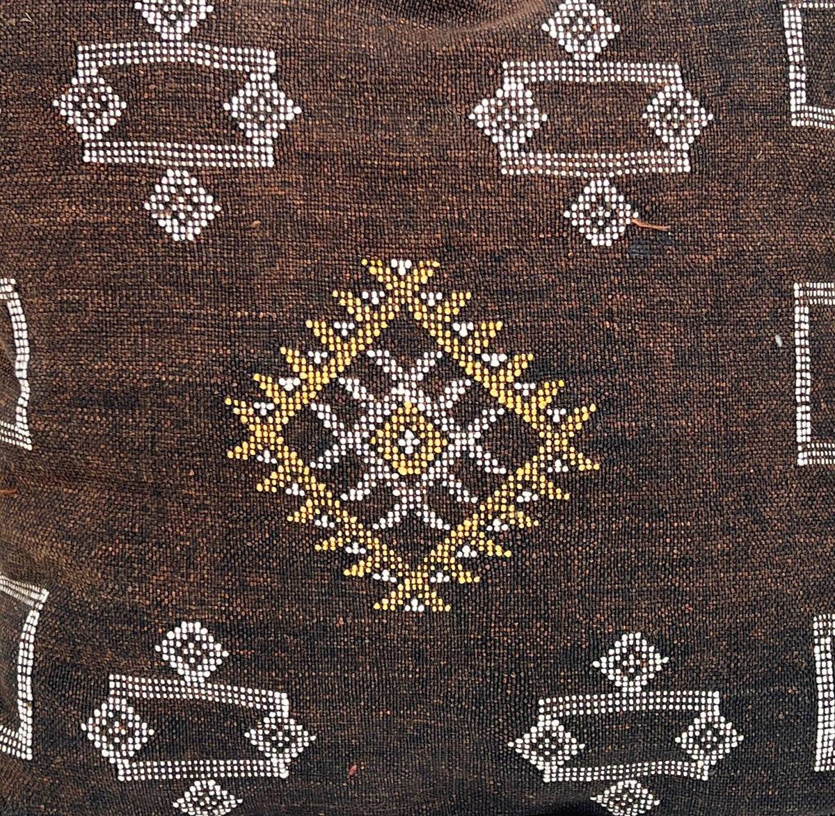 Brown Pillows silk All sizes ,Pillow Cactus Silk, Moroccan Lumbar Cushion Handmade Silk Decorative Pillow - product image 10