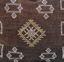Brown Pillows silk All sizes ,Pillow Cactus Silk, Moroccan Lumbar Cushion Handmade Silk Decorative Pillow - product image 10