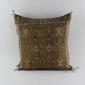 Brown Cactus silk pillow, Moroccan Sabra cushion, cactus silk pillow, Berber Sabra cushion, Pillow Throw - product image 1