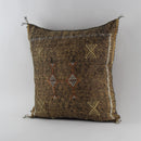 Brown Cactus silk pillow, Moroccan Sabra cushion, cactus silk pillow, Berber Sabra cushion, Pillow Throw - product image 2