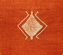 Orange Pillows silk 20x20 ,aka Cactus Silk pillow , Lumbar Cushion Handmade Cactus Silk Pillow, Moroccan - product image 7