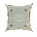 Gray Pillows silk All sizes ,Pillow Cactus Silk, White Lumbar Cushion Handmade Silk Decorative Pillow, Mo - product image 5