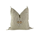 Beige Moroccan Cactus Silk Pillow ALL SIZES - product image 8