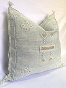 Gray Moroccan Cactus Silk Pillow ALL SIZES - product image 7