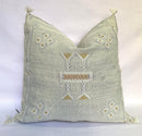 Gray Moroccan Cactus Silk Pillow ALL SIZES - product image 10