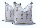 White Pillows silk All sizes ,Pillow Cactus Silk, White Lumbar Cushion Handmade Silk Decorative Pillow, M - product image 1