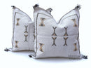 White Pillows silk All sizes ,Pillow Cactus Silk, White Lumbar Cushion Handmade Silk Decorative Pillow, M - product image 1