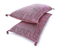 Pink Pillows silk 20x40,Pillow Cactus Silk, White Lumbar Cushion Handmade Cactus Silk Decorative Pillow - product image 2