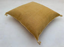 Yellow silk pillow, Moroccan Sabra cushion, handmade cactus silk pillow, Berber Sabra cushion, Pillow Thr - product image 10