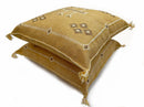Yellow silk pillow, Moroccan Sabra cushion, handmade cactus silk pillow, Berber Sabra cushion, Pillow Thr - product image 8