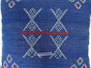 Blue Pillows silk All sizes ,Pillow Cactus Silk, Lumbar Cushion Handmade Silk Decorative Pillow, Moroccan - product image 10
