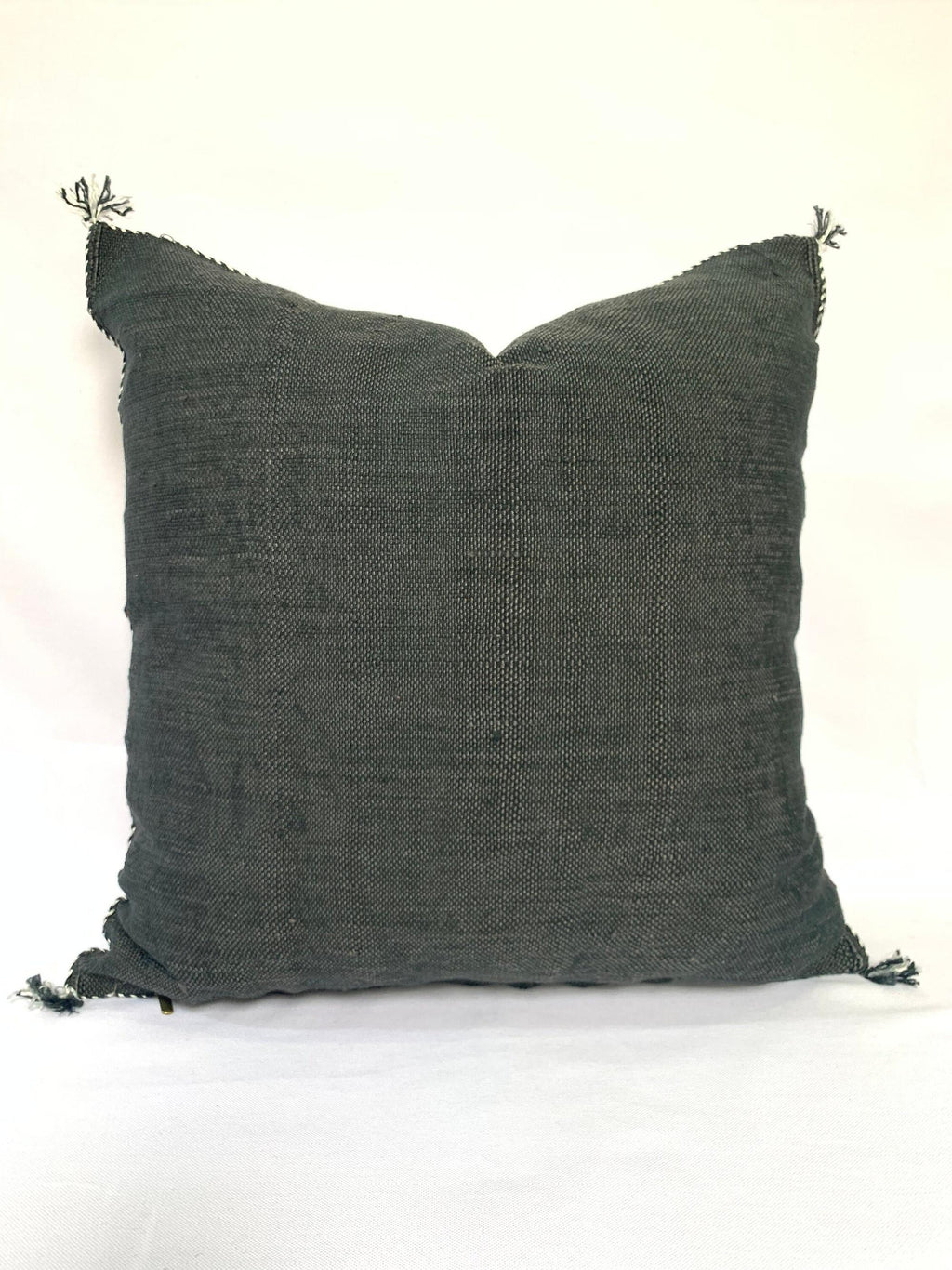Black Pillows silk All sizes , Sabra Cactus Pillow Silk,  Lumbar Cushion Handmade Silk Decorative Pillow - product image 7