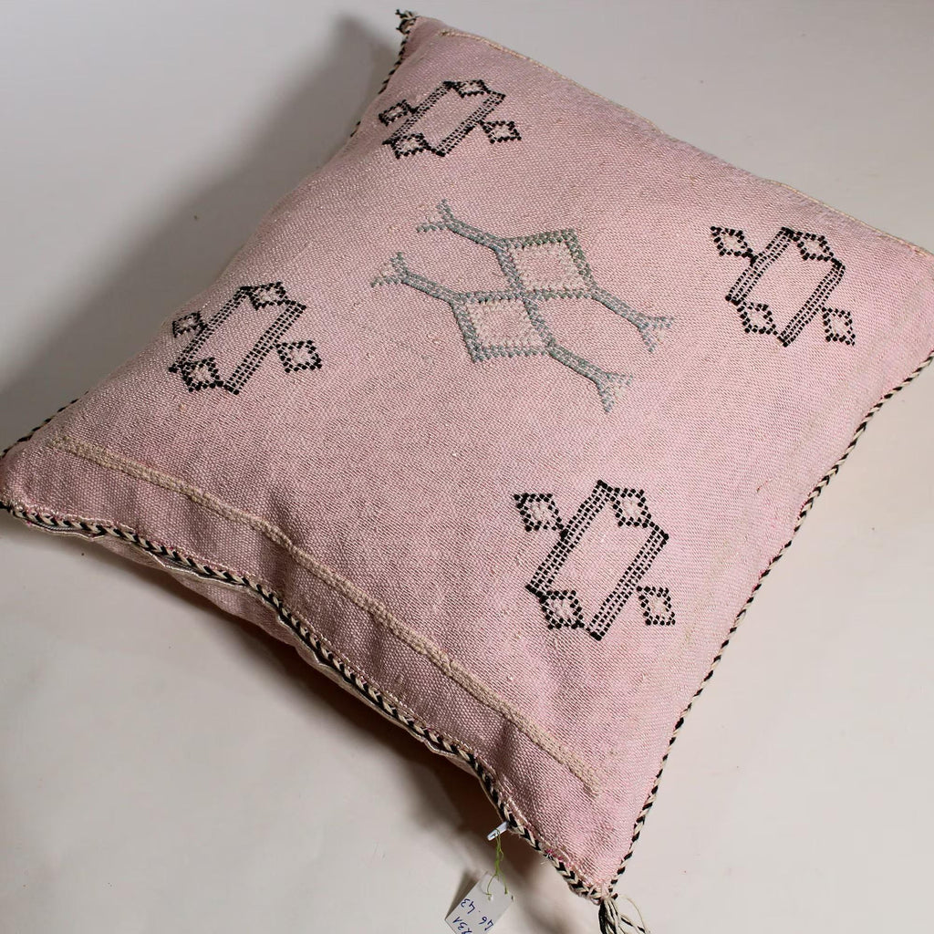 Pink Moroccan Cactus Silk Pillow ALL SIZES - product image 3