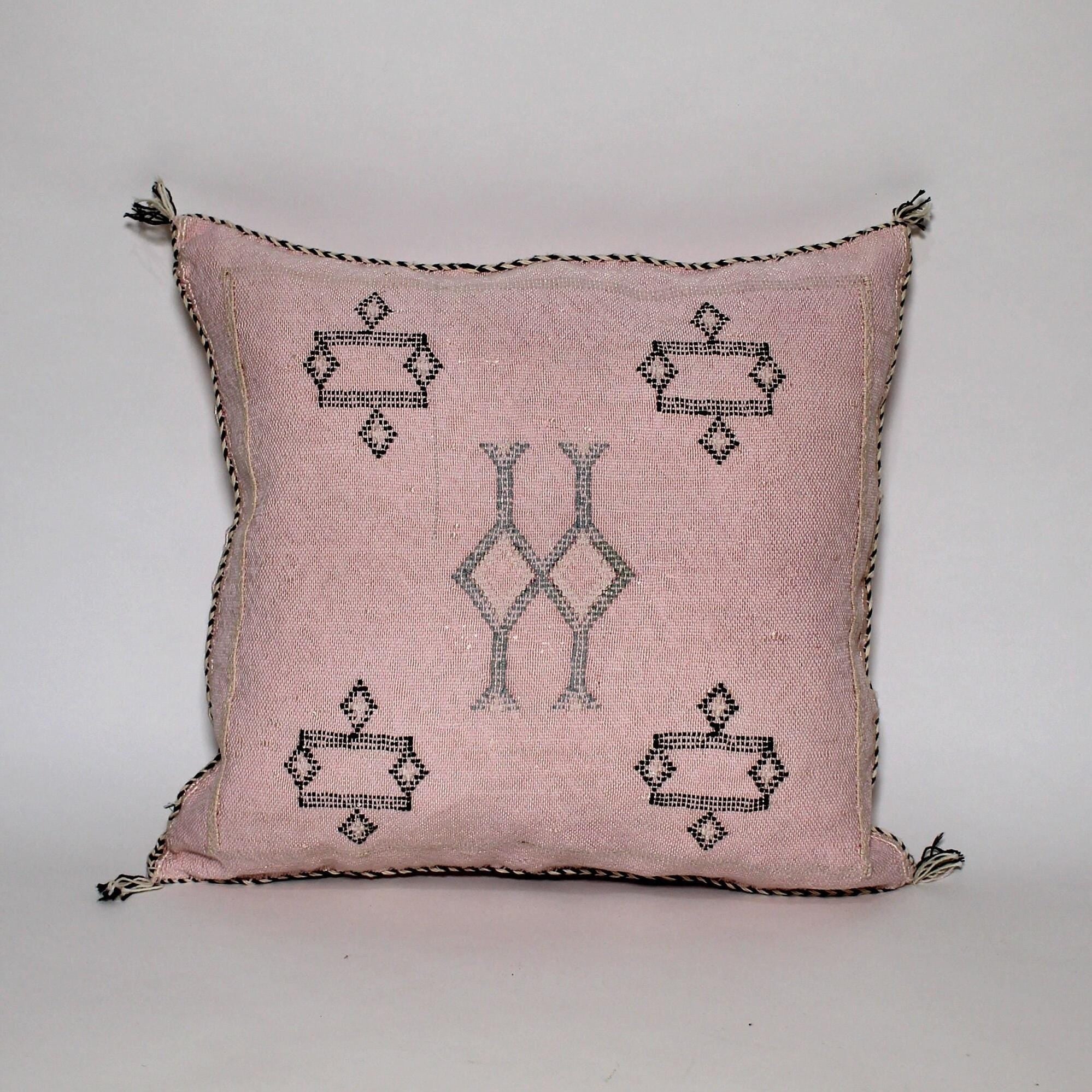 Pink Moroccan Cactus Silk Pillow ALL SIZES - product image 9