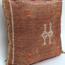 brown Pillows silk All sizes ,Pillow Cactus Silk, Brown Lumbar Cushion Handmade Silk Decorative Pillow, M - product image 6