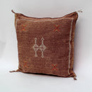 brown Pillows silk All sizes ,Pillow Cactus Silk, Brown Lumbar Cushion Handmade Silk Decorative Pillow, M - product image 10