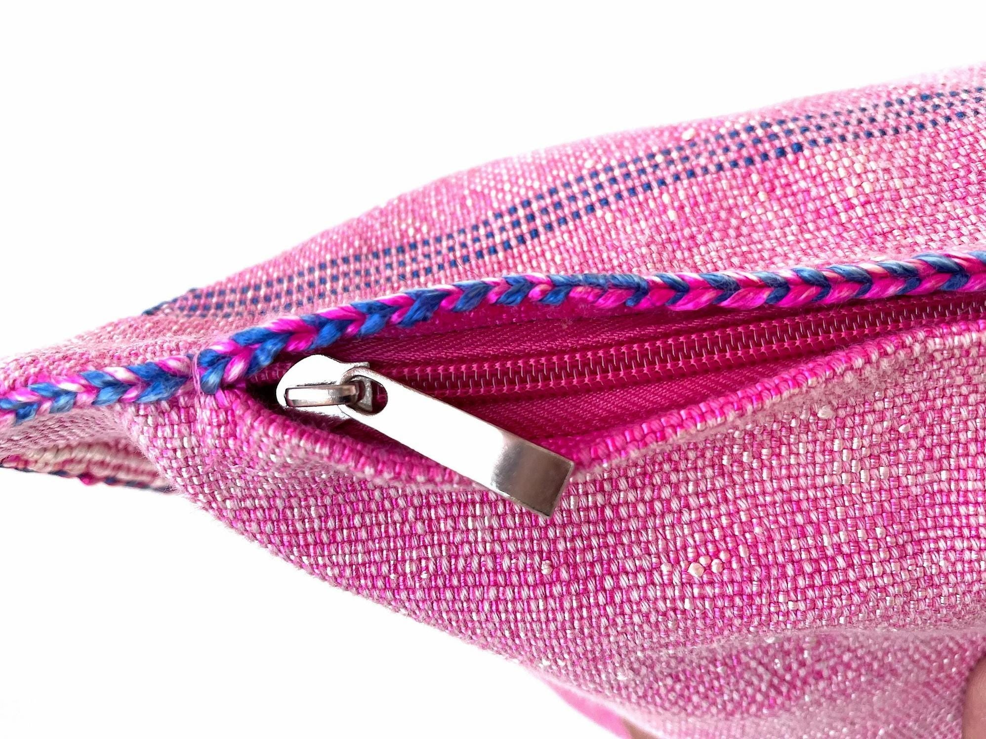 Pink Pillows silk 20x20,Pillow Cactus Silk, White Lumbar Cushion Handmade Cactus Silk Decorative Pillow - product image 5