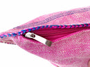Pink Pillows silk 20x20,Pillow Cactus Silk, White Lumbar Cushion Handmade Cactus Silk Decorative Pillow - product image 5