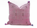 Pink Pillows silk 20x20,Pillow Cactus Silk, White Lumbar Cushion Handmade Cactus Silk Decorative Pillow - product image 6